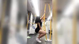 Imagine bumping into these two on the train
