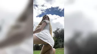 @itsmelailaa1 itsmelailaa hot upskirt gstring twerk outdoor #2