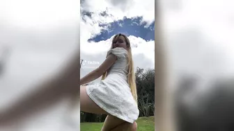 @itsmelailaa1 itsmelailaa hot upskirt gstring twerk outdoor #3