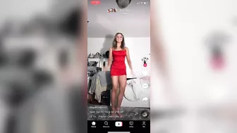 red dress nip slip ♥️♥️ #2