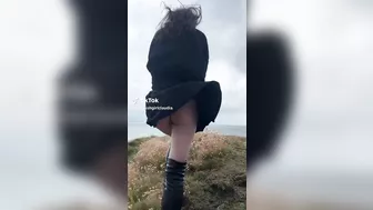 @thatirishgirlclaudia windy upskirt outdoor #3