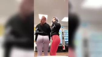 Purple leggings can’t wait to show off her gains the slut #3