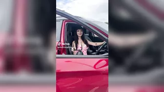 @thatirishgirlclaudia leg spread panties flash car