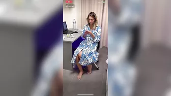 @ukinitaly showing off her Ukrainian feet to viewers