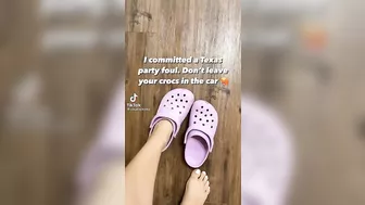 massive feet in crocs #2