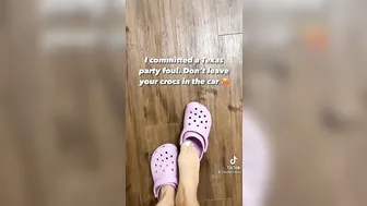 massive feet in crocs #3