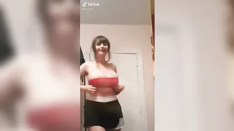 That top is hanging on by magic