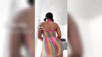 Transparency sexy twerk latina tanga #4