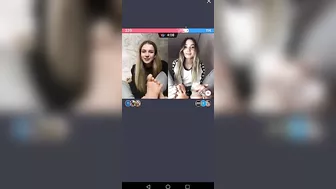 Feet contest by two girls on TikTok live #2