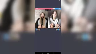 Feet contest by two girls on TikTok live #3