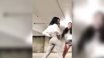 Grey sweats jiggle #2