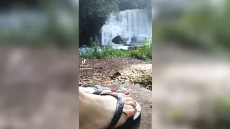 Feet in the waterfall you like it #2