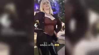 Billie Eilish big boob cleavage #2