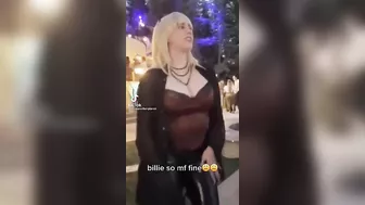 Billie Eilish big boob cleavage #3
