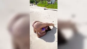 Beach yoga #3