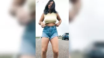 Nipples getting hard while shes dancing