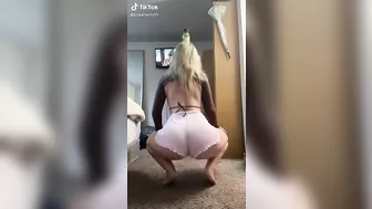 WHAT IS MORE IMPRESSIVE HER ASS OR THAT BALANCE #2