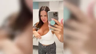 Flashing Big Tits at the gym #3