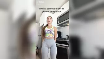 Showing off her dump truck #2