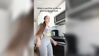 Showing off her dump truck #4