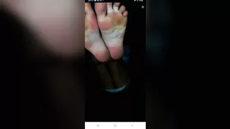 A random guy asked for feet but she also flashed her vagina #4