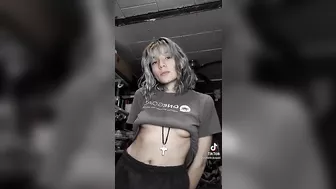 Her nips pop out a few times and once at the end #4