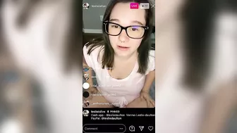 She’s just starting her live now!!!