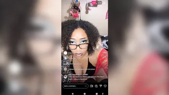 Live on IG right now #1