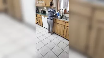 I could watch her scrub the dishes all day long