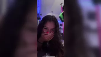 Best clip I could from her TikTok live #1