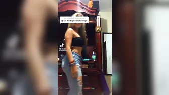 in jeans????????? sheeeesh