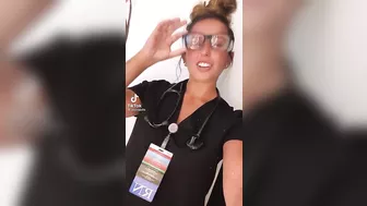 She can be my nurse anytime