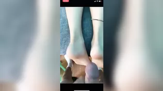 Cumshot video for turbo green tik tok girl