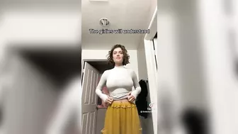 Playing with her titties #3