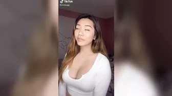 Bouncy busty Asian