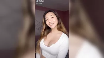 Bouncy busty Asian #4