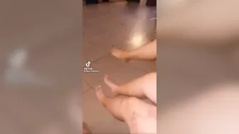 Dirty Hispanic feet #2