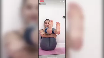 Cute yoga feet #2