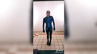 Black Panther body paint #4