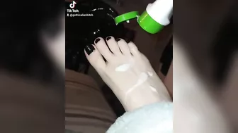 I wonder what else I could cover my feet in! #2