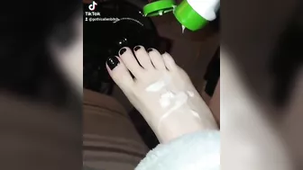 I wonder what else I could cover my feet in! #3