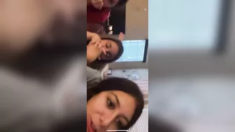 3 girls on live Pt 2 (more of middle girl) #3