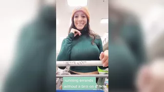 Tight sweater in public #4