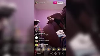 Yesismood on tiktok got wild on her insta live ♥️♥️ #2