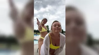 Yellow bikinis