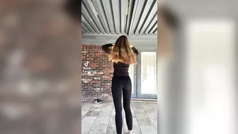 It’s a challenge with tights on