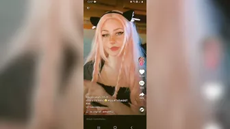 She is even twisting her hands a little