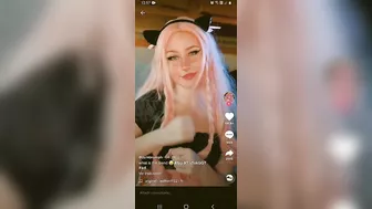 She is even twisting her hands a little #2