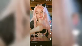 She is even twisting her hands a little #3