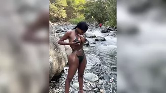 Giving her big boobs a squeeze #3